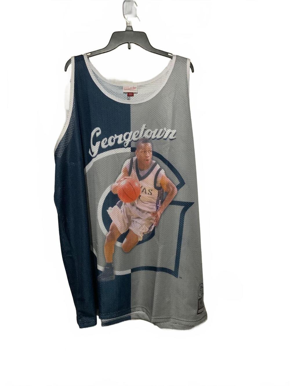 Mitchell & Ness Georgetown Basketball Mesh Tank Top Jersey